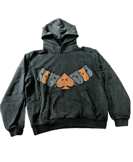 ‘’RAW CEMENT’’ STONE WASHED HOODIE